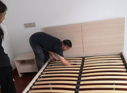 床的拆装方法和搬